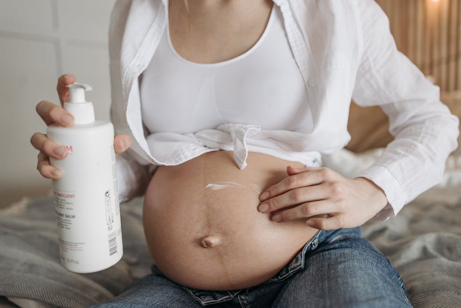 Bauch während der Schwangerschaft wachsen