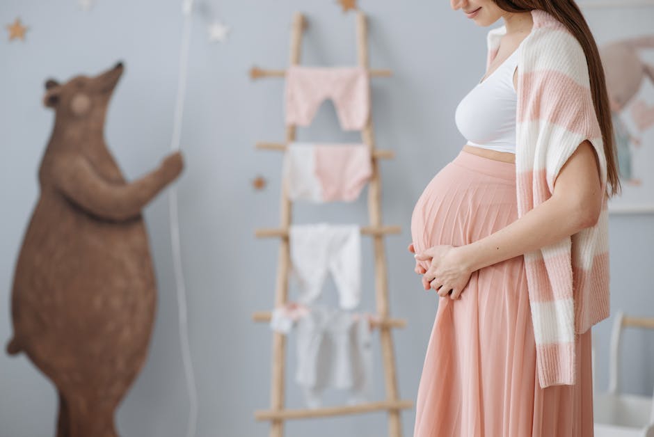 Sichtbarkeit des Bauchs in der Schwangerschaft