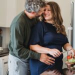 Schwangere Bauchansicht